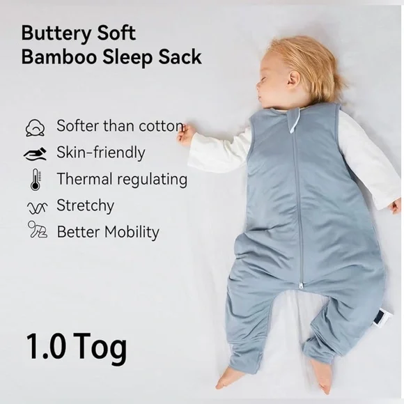 Bubble Panda Rayon Made from Bamboo Toddler Sleep Sack Size Large G6 - Picture 2 of 7